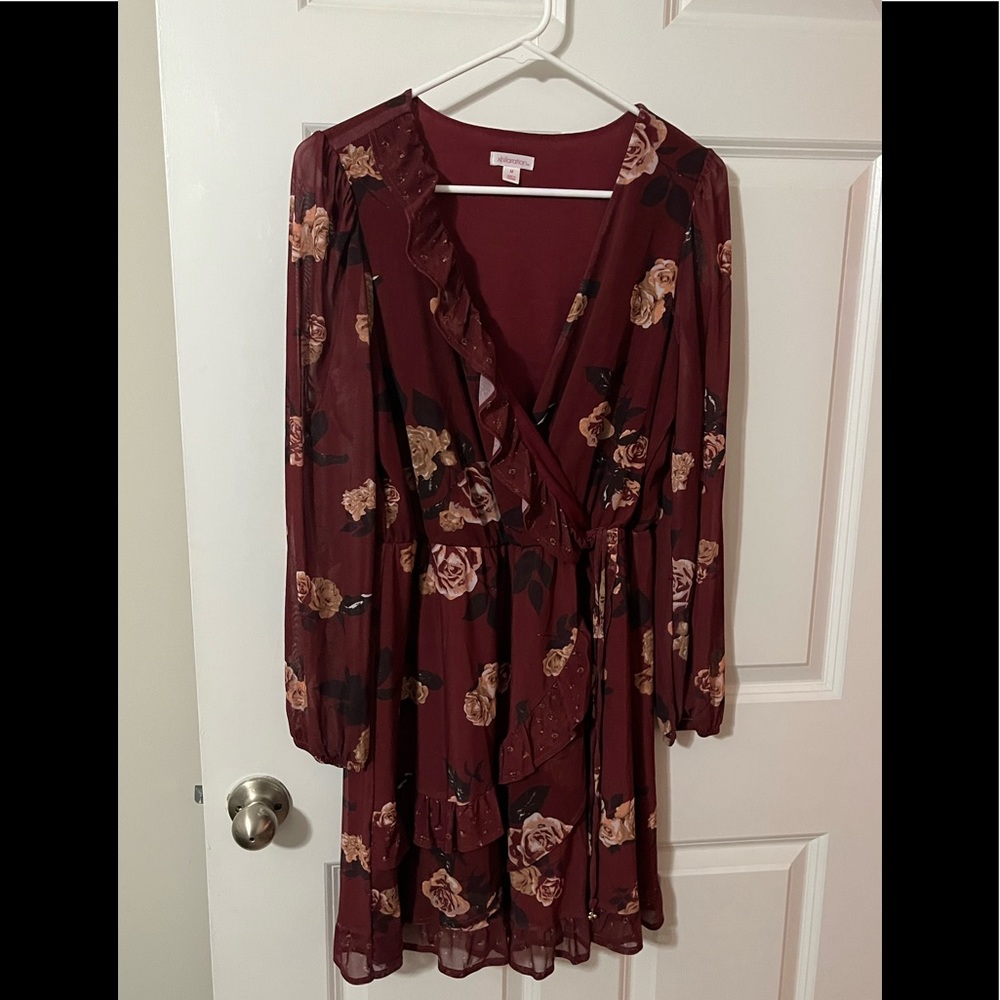 Maroon dress